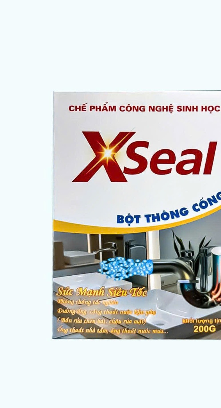 Bao bì Bột thông cống, quy cách 200 g, trích từ trang 23 catalog